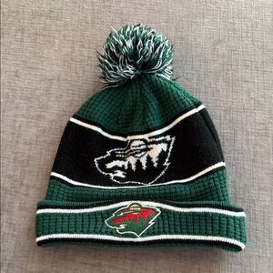 NHL Green and Black Kids Beanie